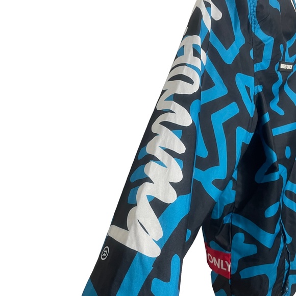 K. Haring Foundation Members‎ Only Large Jacket Pockets Zip Front 100@ Poly - Picture 8 of 10